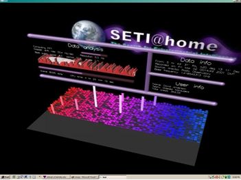 Wygaszacz ekranu SETI@home 