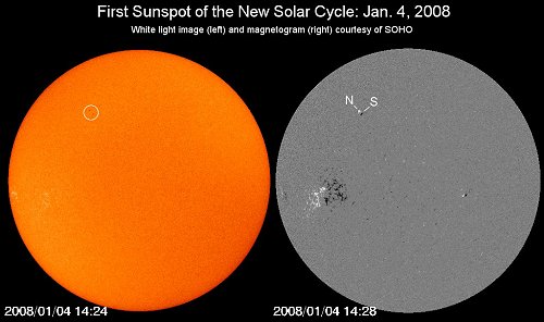 Nowy, 24 cykl aktywności słonecznej rozpoczęty - Astronomia
