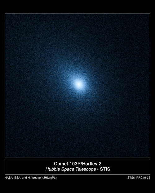 Kometa 103/P Hartley 2 sfotografowana przez Kosmiczny Teleskop Hubble’a