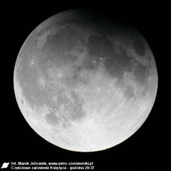 Relacja z częściowego zaćmienia Księżyca 7 września 2006r.