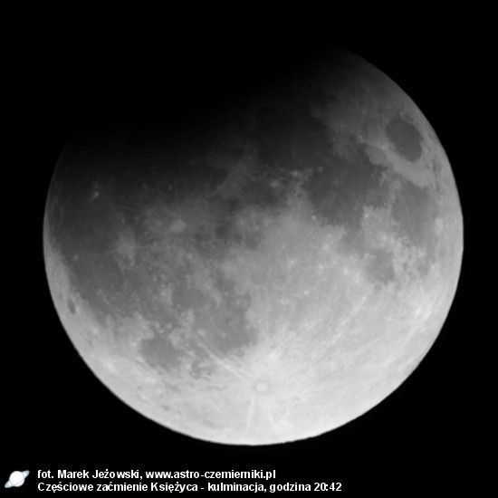 Relacja z częściowego zaćmienia Księżyca 7 września 2006r. - Astronomia