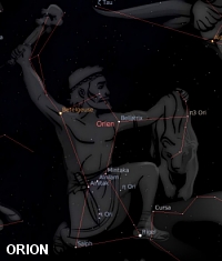 Miesięczne mapy nieba - styczeń - Astronomia