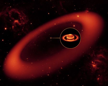 Znaleziono największy pierścień Saturna - Astronomia