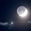 Wieczorne spotkanie Wenus i Księżyca - Astronomia